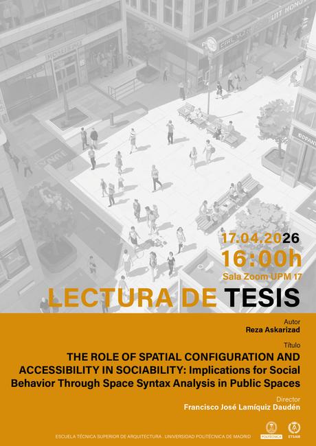 TESIS: THE ROLE OF SPATIAL CONFIGURATION AND ACCESSIBILITY IN SOCIABILITY: IMPLICATIONS FOR SOCIAL BEHAVIOR THROUGH SPACE SYNTAX ANALYSIS IN PUBLIC SPACES.