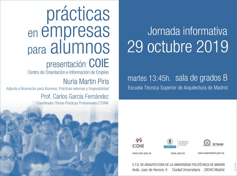 Prácticas en empresas para alumnos - presentación COIE