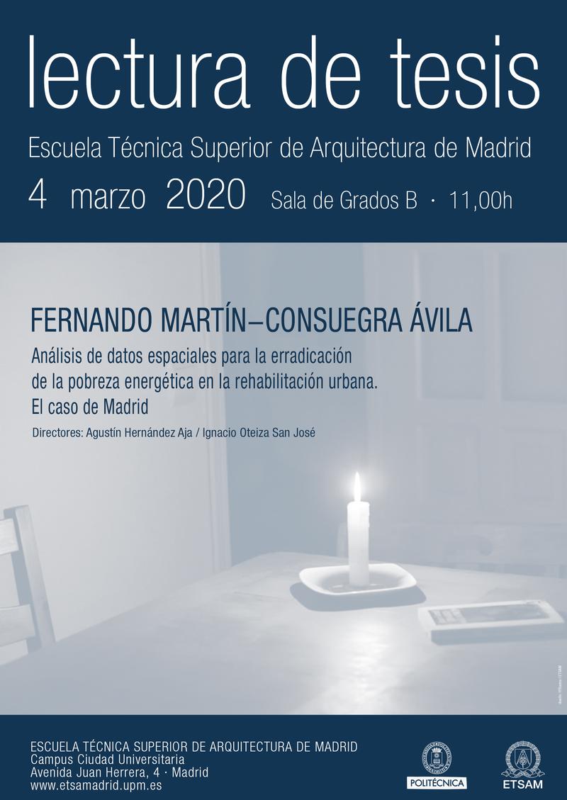 Análisis de datos espaciales para la erradicación de la pobreza energética en la rehabilitación urbana Análisis de datos espaciales para la erradicación de la pobreza energética en la rehabilitación urbana