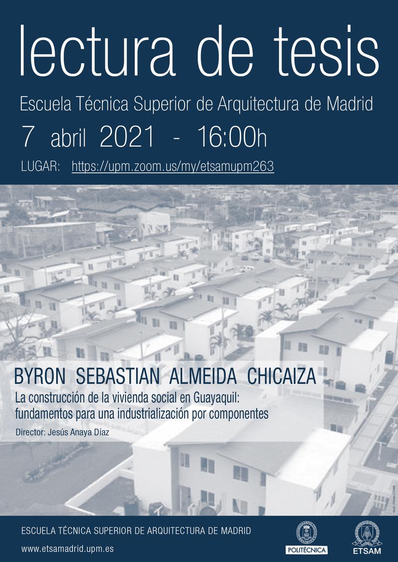 BYRON SEBASTIAN ALMEIDA CHICAIZA La construcción de la vivienda social en Guayaquil: fundamentos para una industrialización por componentes