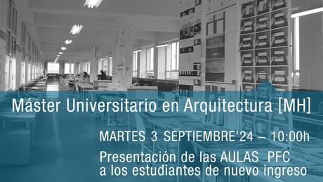 Máster Universitario en Arquitectura 2024-25